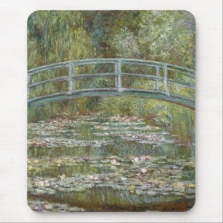 Claude Monet Water Lily Pond (Japanische Brücke) Mousepad