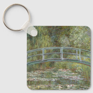 Claude Monet Water Lily Pond (Japanische Brücke) Schlüsselanhänger