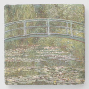 Claude Monet Water Lily Pond (Japanische Brücke) Steinuntersetzer
