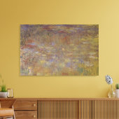 Claude Monet | Water-Lily Pond Leinwanddruck (Insitu (Wohnzimmer))