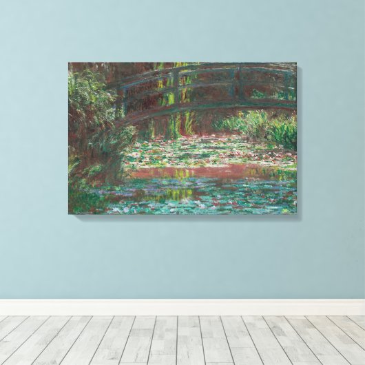 Claude Monet - Water Lily Pond Leinwanddruck (Insitu (Holzboden))