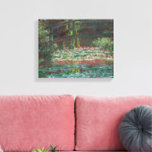 Claude Monet - Water Lily Pond Leinwanddruck (Insitu (Wohnzimmer))