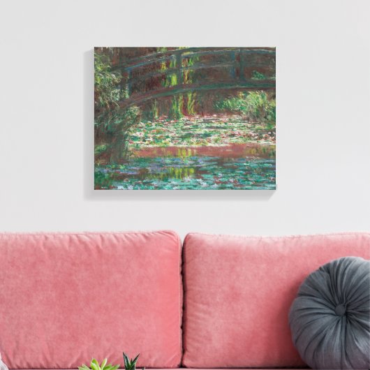 Claude Monet - Water Lily Pond Leinwanddruck (Insitu (Wohnzimmer))