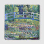 Claude Monet Water Lily Pond Magnet<br><div class="desc">Wasserlilienweiher,  1899 von Claude Monet gemalt.</div>