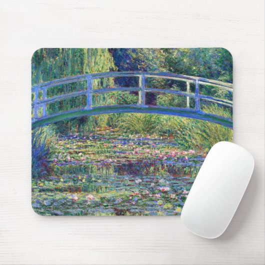 Claude Monet Water Lily Pond Mousepad (Mit Mouse)