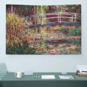 Claude Monet - Water Lily Pond, Pink Harmony Banner (Messe)