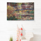 Claude Monet - Water Lily Pond, Pink Harmony Banner (InSitu)