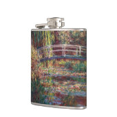 Claude Monet - Water Lily Pond, Pink Harmony Flachmann (Links)