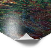 Claude Monet - Water Lily Pond, Pink Harmony Fotodruck (Ecke)