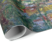 Claude Monet - Water Lily Pond, Pink Harmony Geschenkpapier (Rolleneckpunkt)