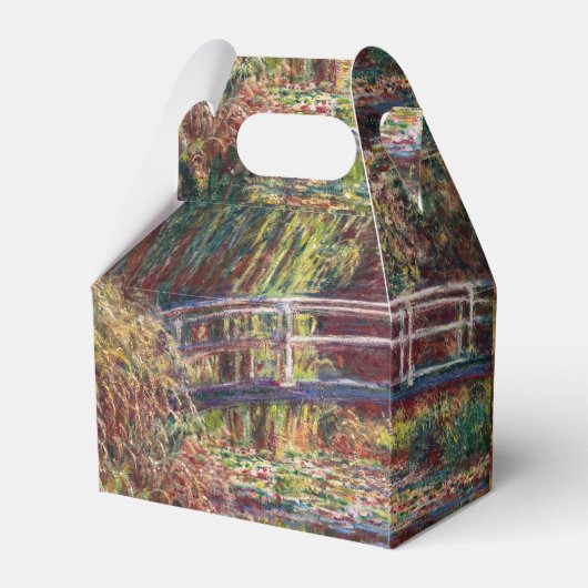 Claude Monet - Water Lily Pond, Pink Harmony Geschenkschachtel (Rückseite)