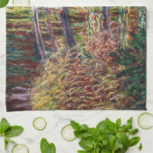 Claude Monet - Water Lily Pond, Pink Harmony Geschirrtuch (Gefaltet)