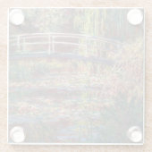 Claude Monet - Water Lily Pond, Pink Harmony Glasuntersetzer (Rückseite)