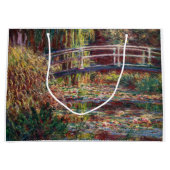Claude Monet - Water Lily Pond, Pink Harmony Große Geschenktüte (Vorderseite)