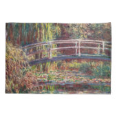Claude Monet - Water Lily Pond, Pink Harmony Kissenbezug (Rückseite)