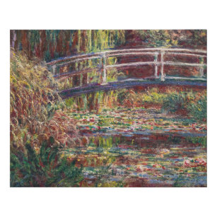Claude Monet - Water Lily Pond, Pink Harmony Künstlicher Leinwanddruck