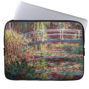 Claude Monet - Water Lily Pond, Pink Harmony Laptopschutzhülle