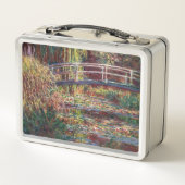 Claude Monet - Water Lily Pond, Pink Harmony Metall Brotdose (Rückseite)