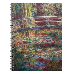 Claude Monet - Water Lily Pond, Pink Harmony Notizblock