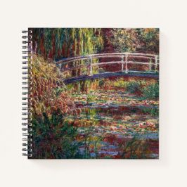 Claude Monet - Water Lily Pond, Pink Harmony Notizblock