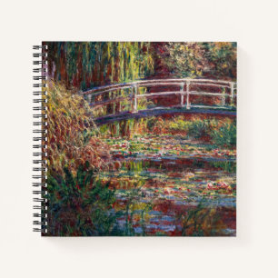 Claude Monet - Water Lily Pond, Pink Harmony Notizblock