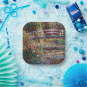 Claude Monet - Water Lily Pond, Pink Harmony Pappteller (Party)