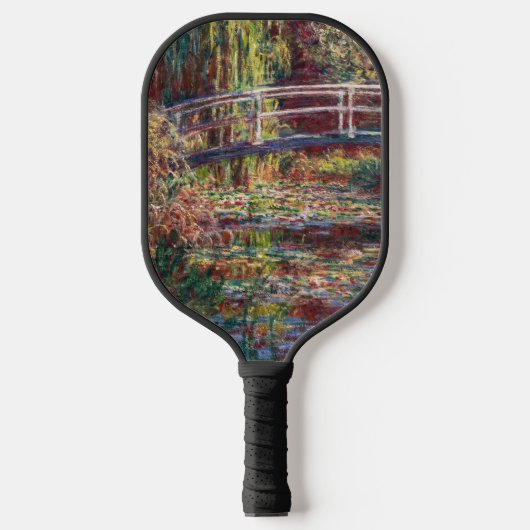 Claude Monet - Water Lily Pond, Pink Harmony Pickleball Schläger (Vorderseite)