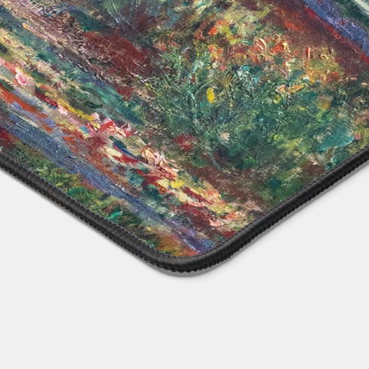 Claude Monet - Water Lily Pond, Pink Harmony Schreibtischunterlage (Ecke)