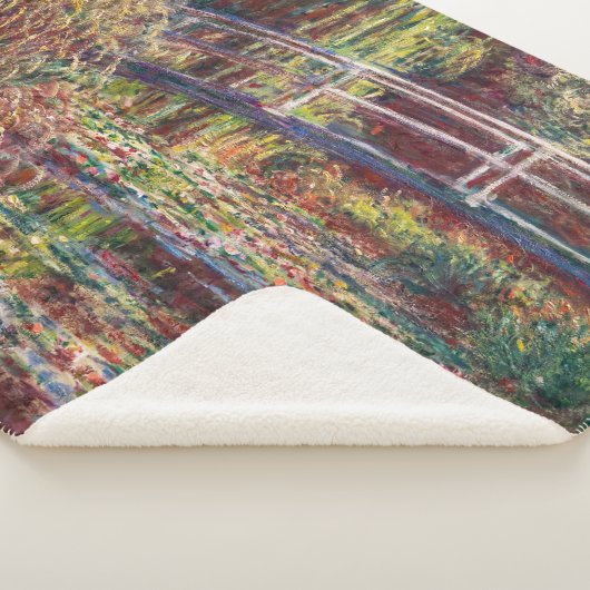 Claude Monet - Water Lily Pond, Pink Harmony Sherpadecke (3/4)