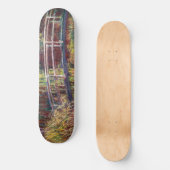 Claude Monet - Water Lily Pond, Pink Harmony Skateboard (Vorderseite)