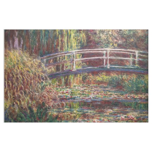 Claude Monet - Water Lily Pond, Pink Harmony Stoff (Yard (91,4 cm))