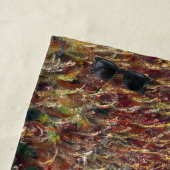 Claude Monet - Water Lily Pond, Pink Harmony Strandtuch (Beispiel)