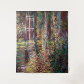 Claude Monet - Water Lily Pond, Pink Harmony Wandteppich (Vorderseite)