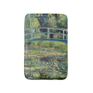 Claude Monet - Water Lily Pond und japanische Brüc Badematte