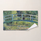 Claude Monet - Water Lily Pond und japanische Brüc Badhandtuch Set (Handtuch)