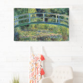 Claude Monet - Water Lily Pond und japanische Brüc Banner (Insitu)
