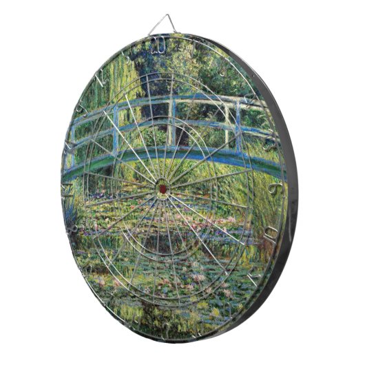 Claude Monet - Water Lily Pond und japanische Brüc Dartscheibe (Vorderseite rechts)