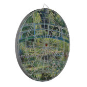 Claude Monet - Water Lily Pond und japanische Brüc Dartscheibe (Vorderseite Links)