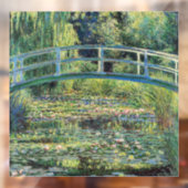 Claude Monet - Water Lily Pond und japanische Brüc Fensteraufkleber (Blatt 2)