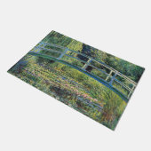 Claude Monet - Water Lily Pond und japanische Brüc Fußmatte (Schrägansicht)