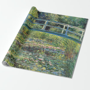 Claude Monet - Water Lily Pond und japanische Brüc Geschenkpapier