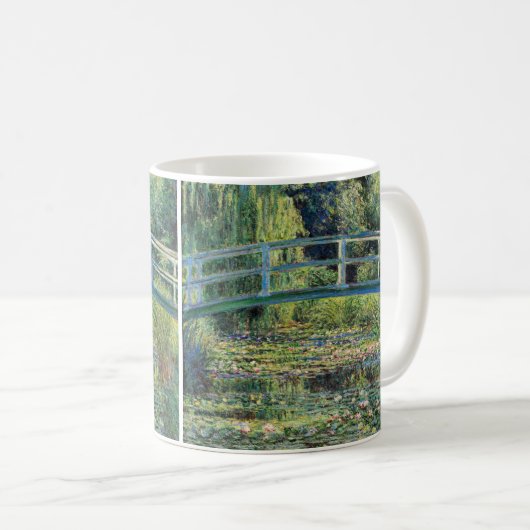 Claude Monet - Water Lily Pond und japanische Brüc Kaffeetasse (VorderseiteRechts)