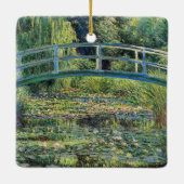 Claude Monet - Water Lily Pond und japanische Brüc Keramikornament (Rückseite)