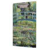 Claude Monet - Water Lily Pond und japanische Brüc Klemmbrett (Links)