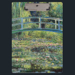 Claude Monet - Water Lily Pond und japanische Brüc Klemmbrett<br><div class="desc">The Water Lily Pond and the Japanese Bridge / Le Bassin aux nympheas - Claude Monet,  1899</div>