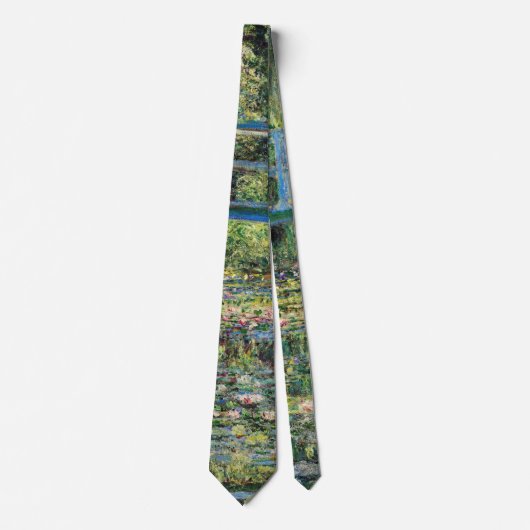 Claude Monet - Water Lily Pond und japanische Brüc Krawatte (Vorderseite)