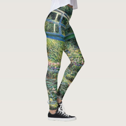 Claude Monet - Water Lily Pond und japanische Brüc Leggings (Rechts)