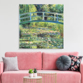 Claude Monet - Water Lily Pond und japanische Brüc Leinwanddruck (Insitu (Wohnzimmer))
