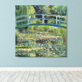 Claude Monet - Water Lily Pond und japanische Brüc Leinwanddruck (Insitu (Holzboden))