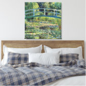 Claude Monet - Water Lily Pond und japanische Brüc Leinwanddruck (Insitu (Schlafzimmer))